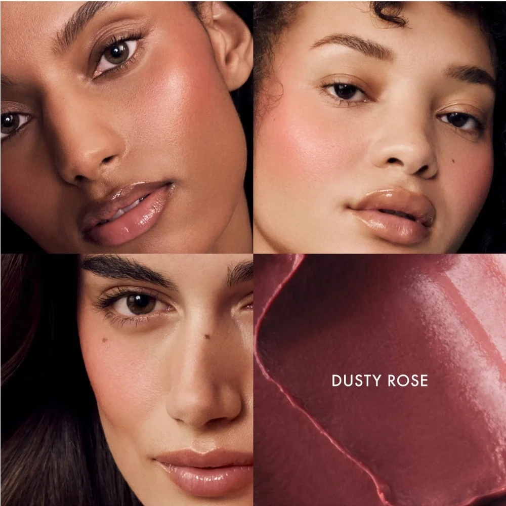 Summer Fridays☁️Blush Butter Balm Hydrating Peptide Cream Blush- Dusty Rose NIB